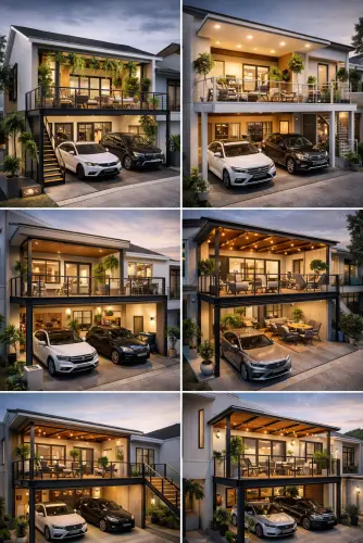 Mezannine Teras Rumah Keren di Kelapa Gading